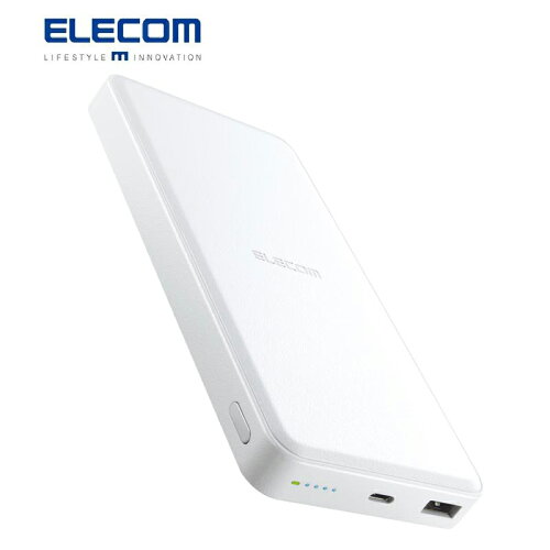 エレコム リン酸鉄モバイルバッテリー 12000mAh(DE-C39-12000WH)